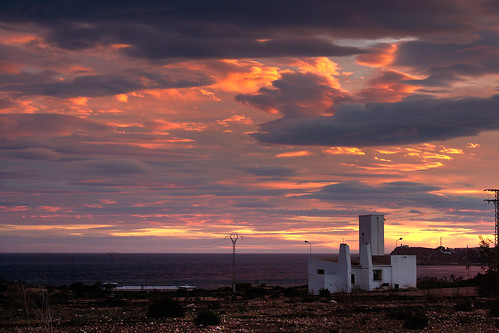 dusk sunset nightfall clouds sky bahiademazarrón mazarrón murcia spain canoneos350d canon28135 hdr costacálida