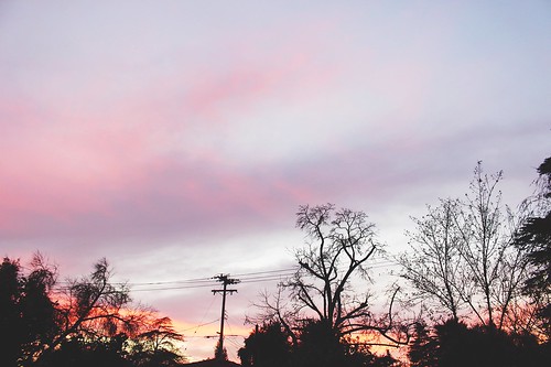 pink sunset clouds sunrise dawn dusk