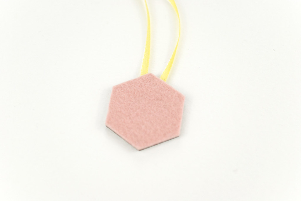 Hexagon Heart Necklace