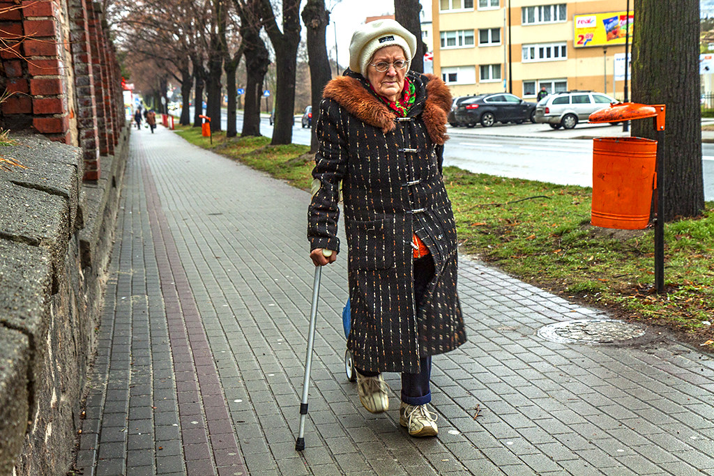 Old woman--Zgorzelec