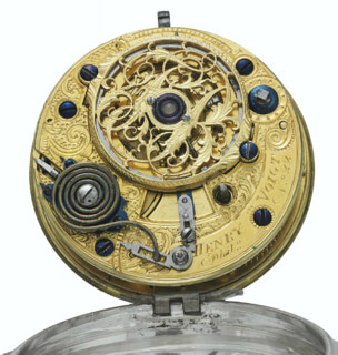 Watch made by Henry Voigt workings 2