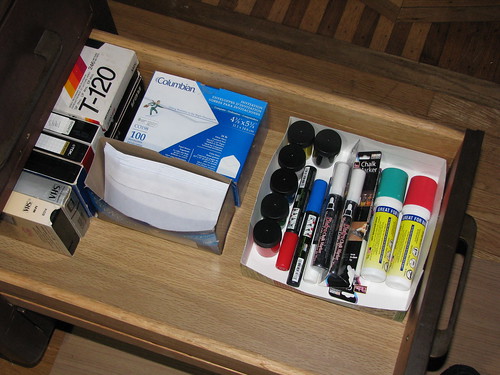 Right side, third drawer