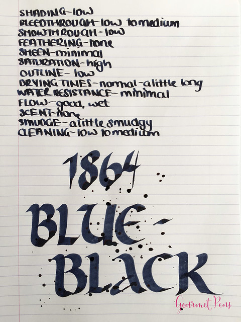 Ink Shot Review Diamine 150th Anniversary 1864 Blue Black (1 (4)