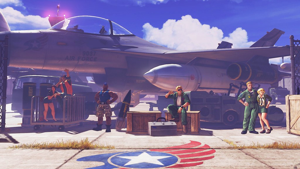 
Guile en Street Fighter V: El escenario de Guile