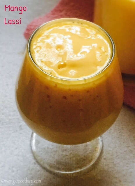 Mango lassi recipe for Babies, Toddlers and Kids2
