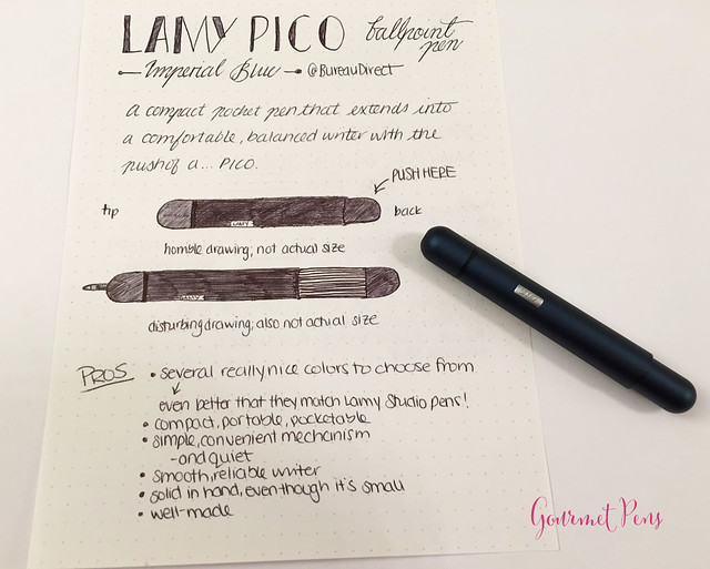 Review Lamy Pico Ballpoint Pen @BureauDirect @LAMY (10)