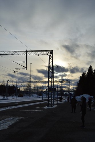 clouds sunsets rautatieasema