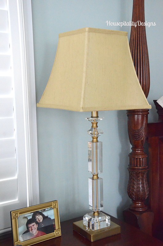 Brass and Crystal lamp - Housepitality Designs