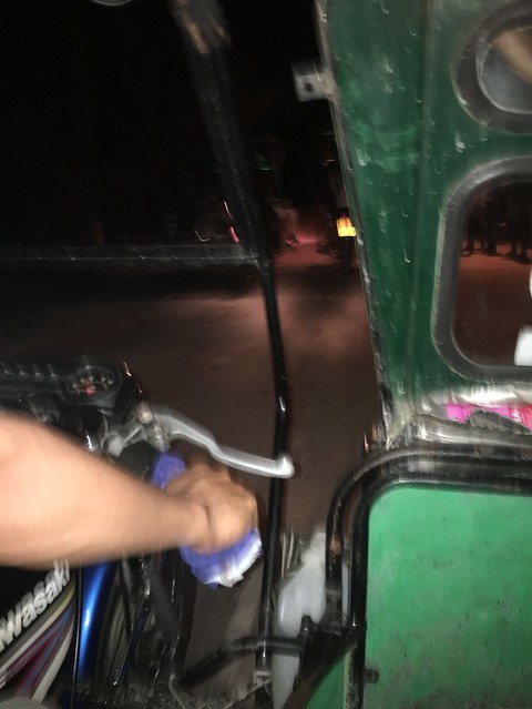 rode tricycle , March 23, 2016