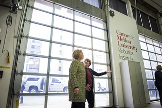 Presidential Candidate Clinton Visits CMU