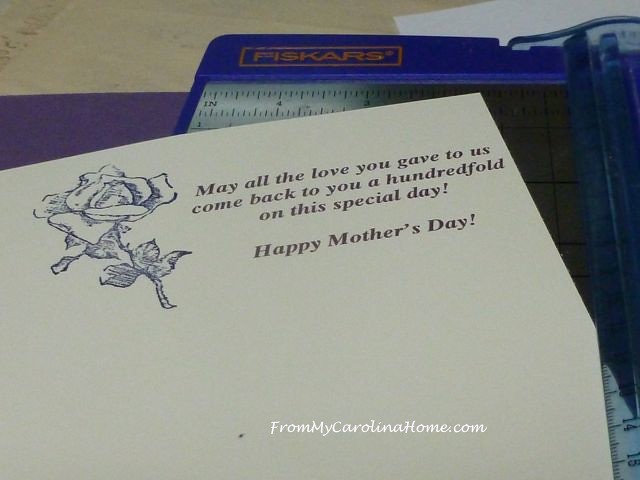 Mother's Day Card | From My Carolina Home