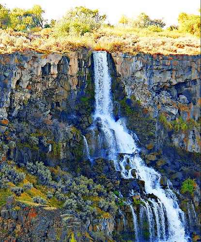 waterfall idaho gorge malad