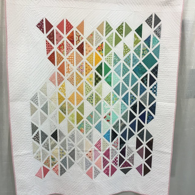 "Piece 12" by Lissa Alexander of Dallas, Texas.  Quilted by Maggi Honeyman.