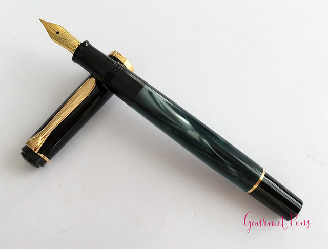 Review Pelikan Tradition Series M200 Green Marble Fountain Pen @Goldspot (24)