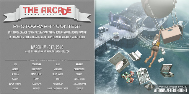 The Arcade Photography Contest - March, 2016