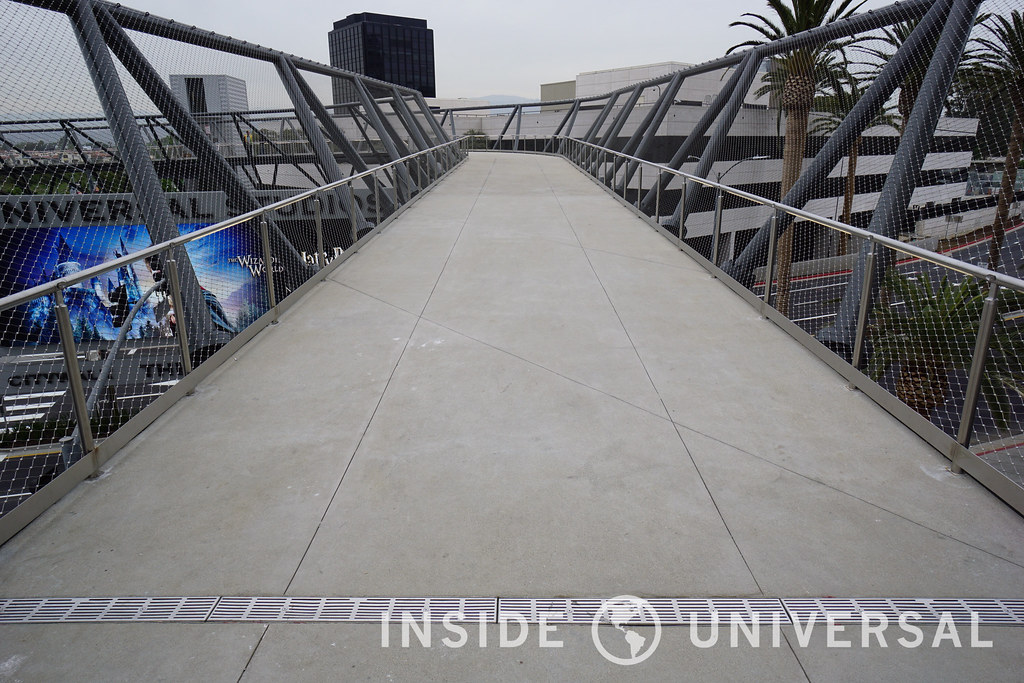 The Universal Metro Lankershim pedestrian bridge is now open
