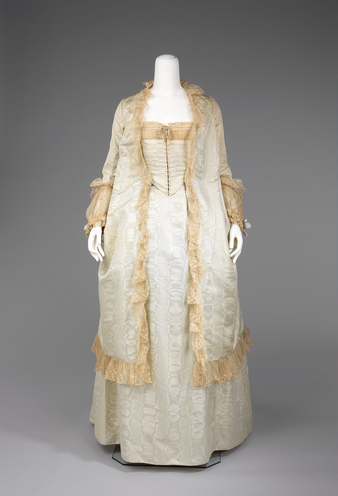 c1878. American. Silk, cotton. metmuseum