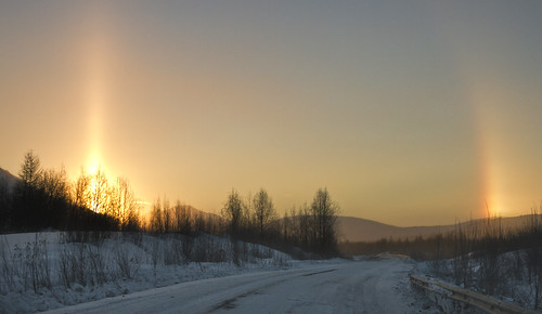 travel winter sun snow sunrise landscape kolyma sundogs 2016 magadan galushchak runningwithsundogs