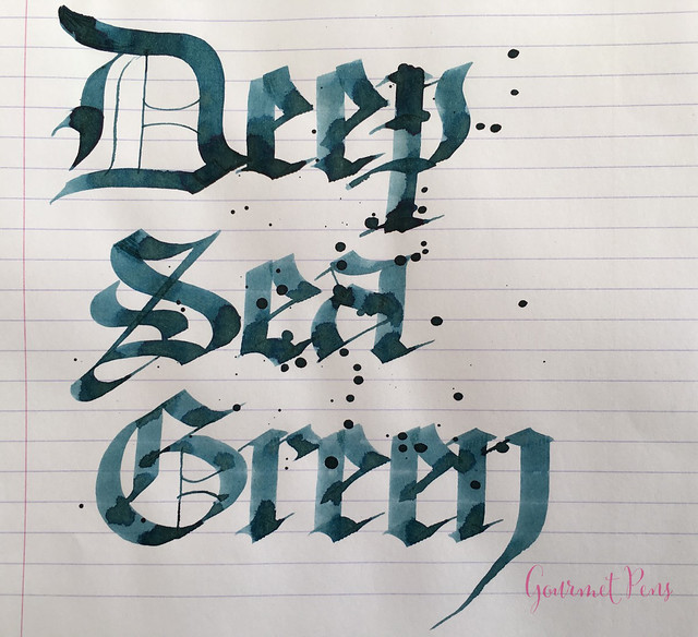 Ink Shot Review Graf Von Faber-Castell Deep Sea Green @AppelboomLaren @couronneducomte (6)