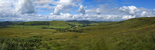clouds landscape scotland stitch heather panoramic hills views a7 dumfriesandgalloway langholm ewesvalley fujix10