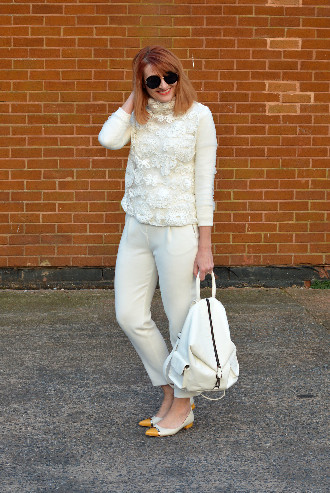 Head-to-toe white | Not Dressed As Lamb