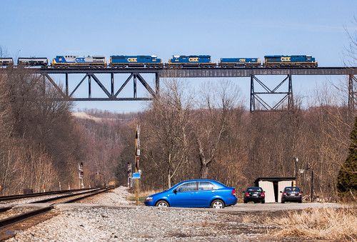 railroad trestle bridge us unitedstates pennsylvania trains dawson csx csxt wle wheelingandlakeerie csxt5261 csxt8502 wheelingandlakeeriepittsburghsub wlepittsburghsub csxt1006 csxt138 csxt2443
