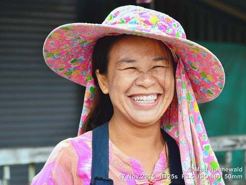 facingtheworld asia northernthailand chiangdao tuesdaymarket people portrait smiling thaiwoman thaismile marketwoman friendliness landofsmiles worldcultures travel tourism eyecontact market nikond3100 headshot ethnic ethnicportrait oneperson fabulous primelens nikkorafs50mmf18g woman female photography photo image horizontalformat colourful cultural thailand character personality realpeople human humanhead posing facialexpression consent encounter relationship emotion mood environmentalportrait travelportrait adult incredible authentic favourite outstanding fantastic awesome excellent superior closeup street 50mmlens threequarterview hat faceperception 4x3aspectratio color eyes outdoors face matthahnewaldphotography