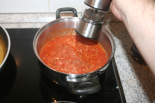 39 - Tomatenreis mit Pfeffer & Salz abschmecken / Taste tomato rice with pepper & salt
