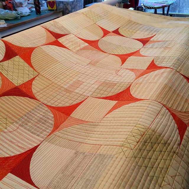 The quilting is done.