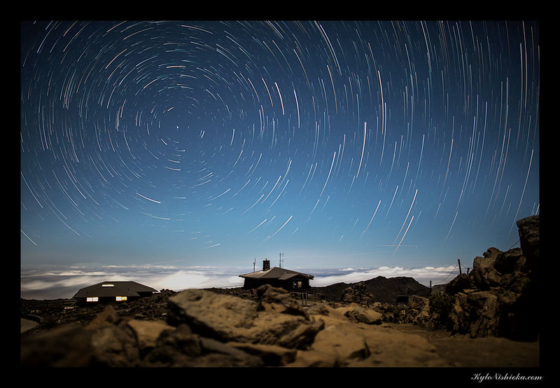 Haleakala star trails