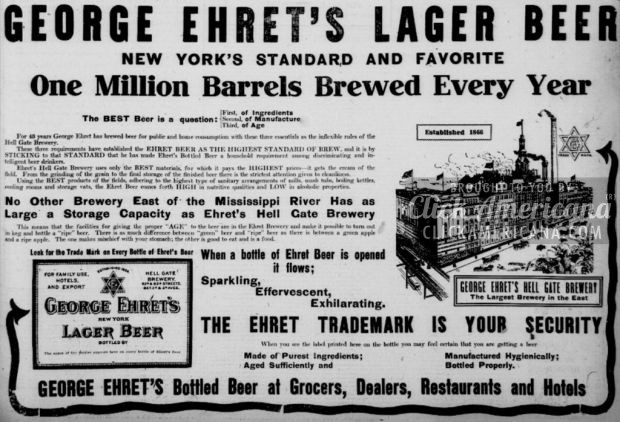1909-george-ehret-lager-beer-ad