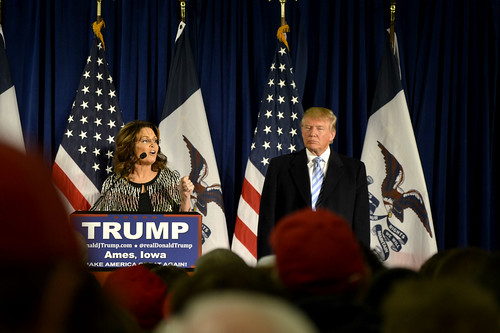 Trump and Palin at ISU - 1/19/2016