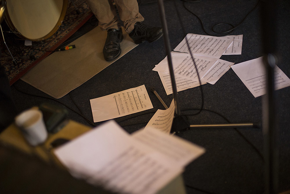 The Frames rehearsal - July 2015. Dublin