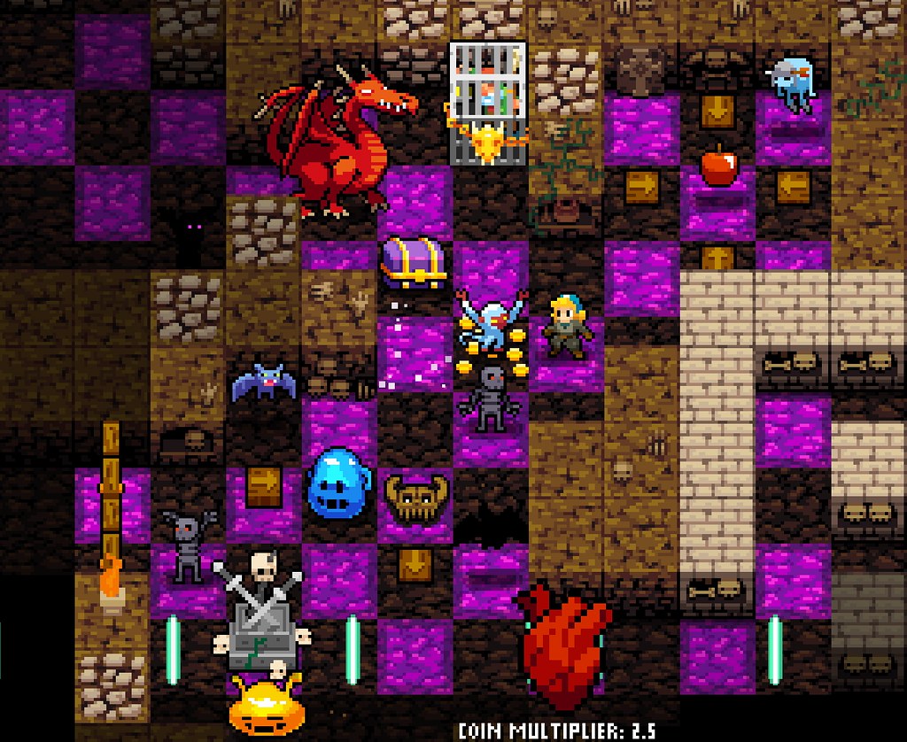 Screenshot of Crypt of the NecroDancer