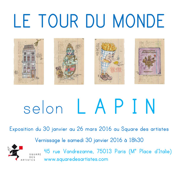 invitation at my exhibition in paris