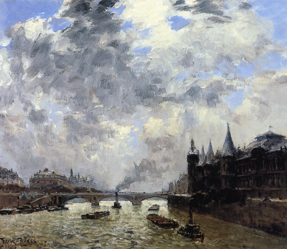 The Seine at Paris by Frank Myers Boggs