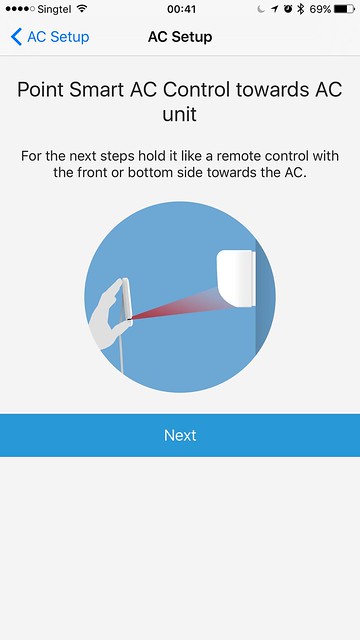 tado iOS App - AC Setup - Command Signals Test