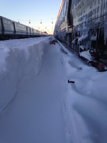 LIRR Clean Up From Blizzard