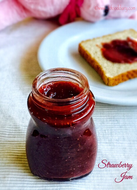Homemade Strawberry Jam Recipe for Babies, Toddlers and Kids