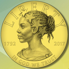 2017 high-relief gold coin design