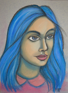 Week 16 Pastel Portrait Illustration