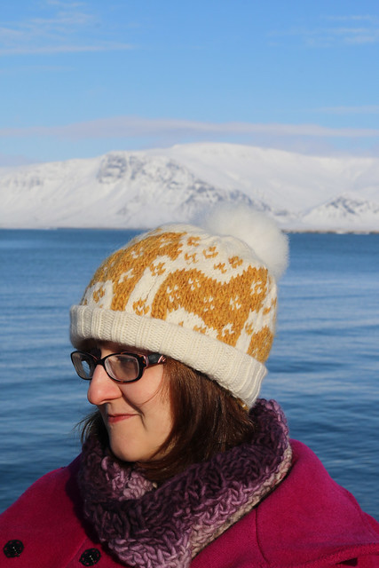 Clare Coat, Karusellen Hat, & Cecelia Cowl in Reykjavic, Iceland