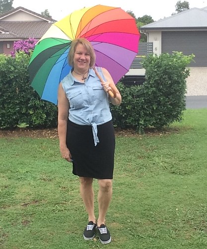 showing off my umbrella style