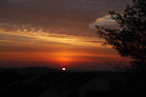 sky clouds sunrise subdivision manchestermo