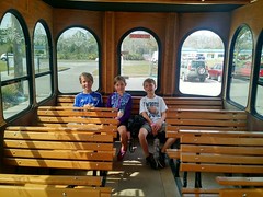 Riding the trolley