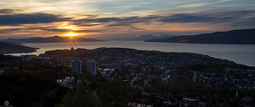ocean city sunset sky oktober norway by clouds norge no naturallight narvik skyer 2014 nordland ofotfjorden 2014october
