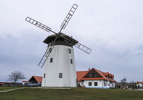 new old windmill mlýn bukovany větený