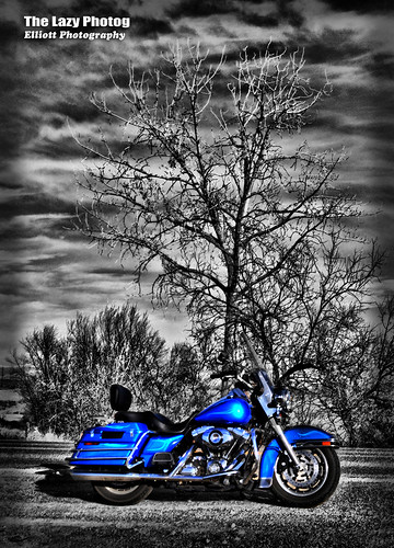 road color ex bike photography king police harley spooky lazy davidson elliott selective photog flhp