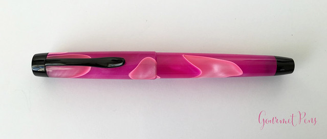 Review Monteverde Intima Neon Pink Fountain Pen - Stub @GouletPens (4)