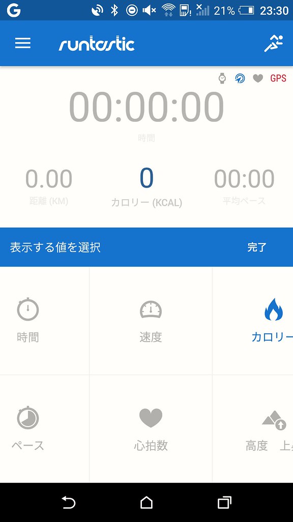 Show item on Android Wear of Runtastic